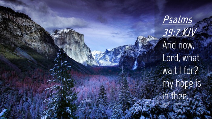 Picture 04 - Psalms 39:7 KJV Desktop Wallpaper - And now, Lord, what wait I for? my hope is in - Desktop Bible Verse Wallpaper