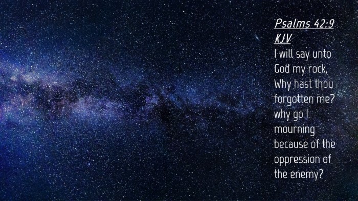 Picture 04 - Psalms 42:9 KJV Desktop Wallpaper - I will say unto God my rock, Why hast thou - Desktop Bible Verse Wallpaper
