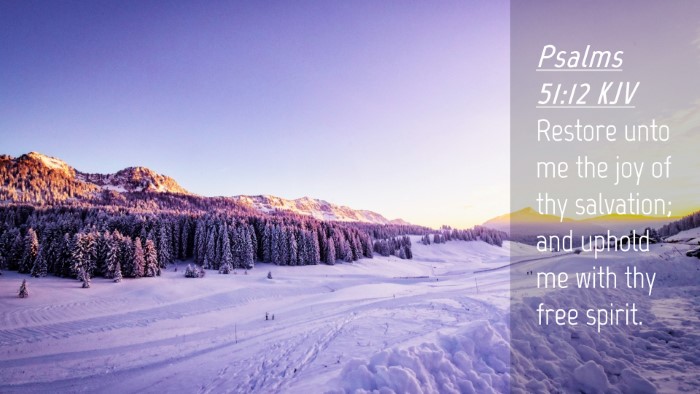 Picture 04 - Psalms 51:12 KJV Desktop Wallpaper - Restore unto me the joy of thy salvation; and - Desktop Bible Verse Wallpaper