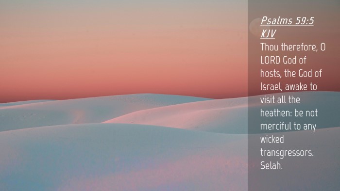 Picture 04 - Psalms 59:5 KJV Desktop Wallpaper - Thou therefore, O LORD God of hosts, the God of - Desktop Bible Verse Wallpaper