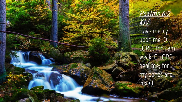 Picture 04 - Psalms 6:2 KJV Desktop Wallpaper - Have mercy upon me, O LORD; for I am weak: O - Desktop Bible Verse Wallpaper