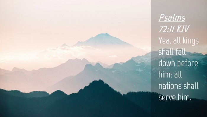 Picture 04 - Psalms 72:11 KJV Desktop Wallpaper - Yea, all kings shall fall down before him: all - Desktop Bible Verse Wallpaper