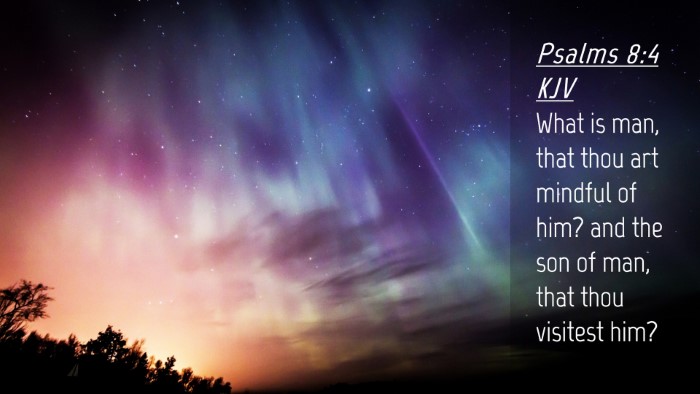 Picture 04 - Psalms 8:4 KJV Desktop Wallpaper - What is man, that thou art mindful of him? and - Desktop Bible Verse Wallpaper