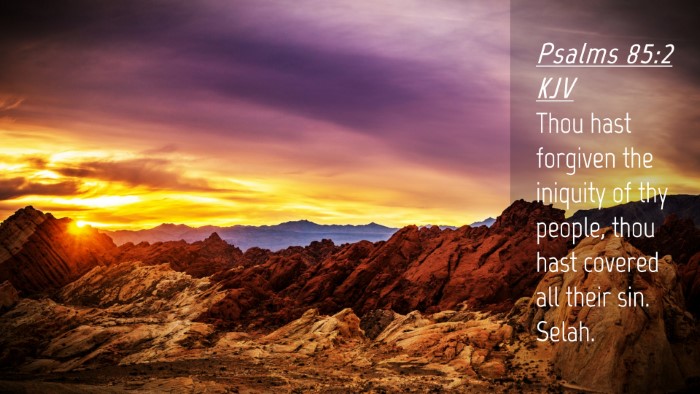 Picture 04 - Psalms 85:2 KJV Desktop Wallpaper - Thou hast forgiven the iniquity of thy people, - Desktop Bible Verse Wallpaper