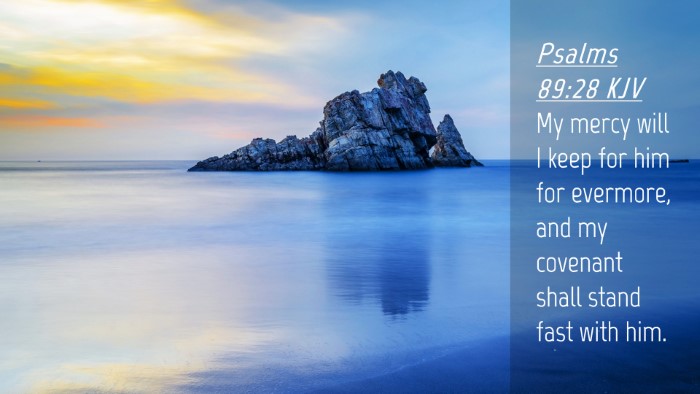 Picture 04 - Psalms 89:28 KJV Desktop Wallpaper - My mercy will I keep for him for evermore, and my - Desktop Bible Verse Wallpaper