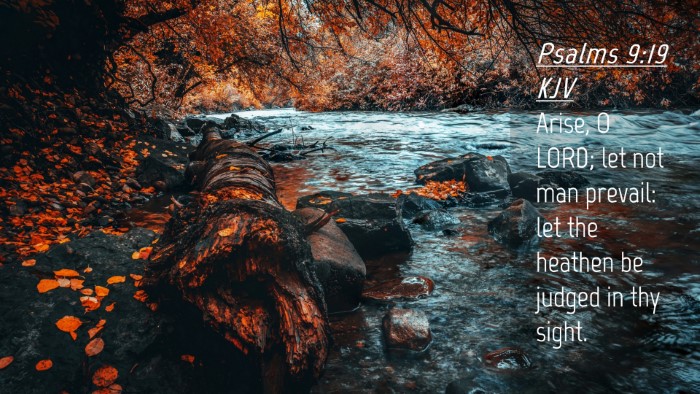 Picture 04 - Psalms 9:19 KJV Desktop Wallpaper - Arise, O LORD; let not man prevail: let the - Desktop Bible Verse Wallpaper