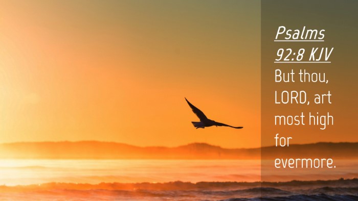 Picture 04 - Psalms 92:8 KJV Desktop Wallpaper - But thou, LORD, art most high for - Desktop Bible Verse Wallpaper