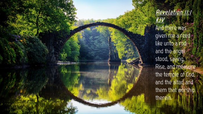 Picture 04 - Revelation 11:1 KJV Desktop Wallpaper - And there was given me a reed like unto a rod: - Desktop Bible Verse Wallpaper