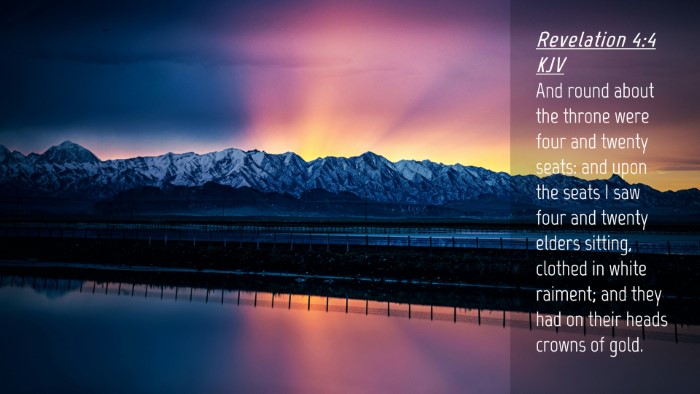 Picture 04 - Revelation 4:4 KJV Desktop Wallpaper - And round about the throne were four and twenty - Desktop Bible Verse Wallpaper