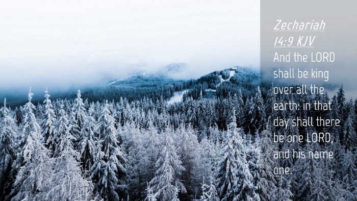 Picture 04 - Zechariah 14:9 KJV Desktop Wallpaper - And the LORD shall be king over all the earth: in - Desktop Bible Verse Wallpaper