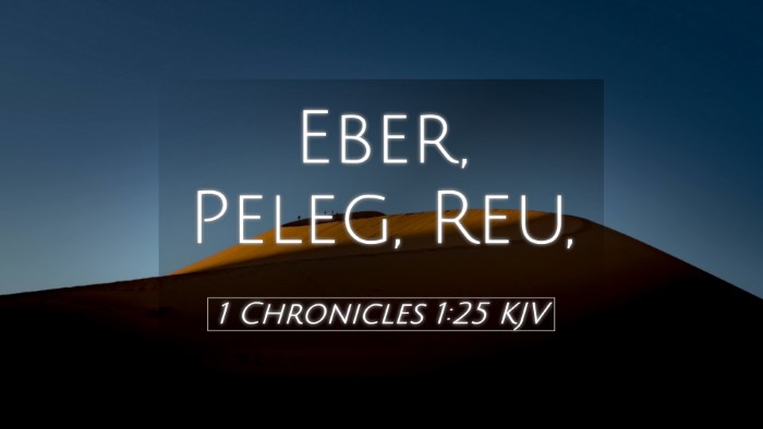 Picture 05 - 1 Chronicles 1:25 KJV Desktop Wallpaper - Eber, Peleg, - Desktop Bible Verse Wallpaper