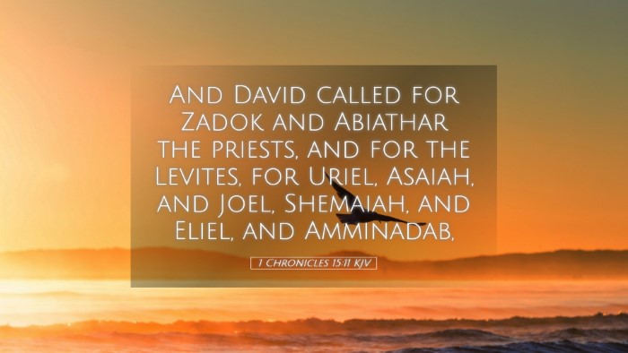 Picture 05 - 1 Chronicles 15:11 KJV Desktop Wallpaper - And David called for Zadok and Abiathar the - Desktop Bible Verse Wallpaper