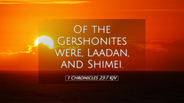 Picture 05 - 1 Chronicles 23:7 KJV Desktop Wallpaper - Of the Gershonites were, Laadan, and - Desktop Bible Verse Wallpaper
