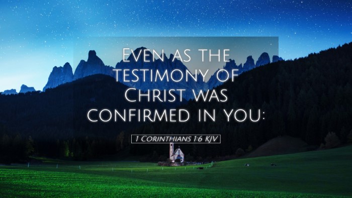 Picture 05 - 1 Corinthians 1:6 KJV Desktop Wallpaper - Even as the testimony of Christ was confirmed in - Desktop Bible Verse Wallpaper