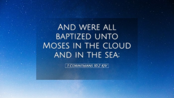 Picture 05 - 1 Corinthians 10:2 KJV Desktop Wallpaper - And were all baptized unto Moses in the cloud and - Desktop Bible Verse Wallpaper