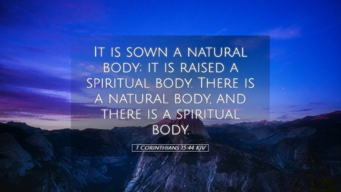 Picture 05 - 1 Corinthians 15:44 KJV Desktop Wallpaper - It is sown a natural body; it is raised a - Desktop Bible Verse Wallpaper