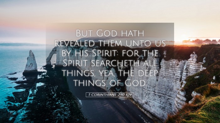 Picture 05 - 1 Corinthians 2:10 KJV Desktop Wallpaper - But God hath revealed them unto us by his Spirit: - Desktop Bible Verse Wallpaper