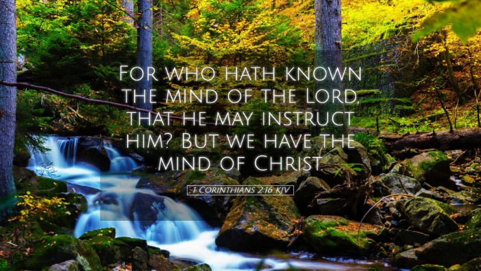 Picture 05 - 1 Corinthians 2:16 KJV Desktop Wallpaper - For who hath known the mind of the Lord, that he - Desktop Bible Verse Wallpaper