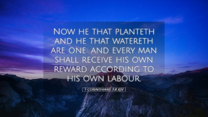 Picture 05 - 1 Corinthians 3:8 KJV Desktop Wallpaper - Now he that planteth and he that watereth are - Desktop Bible Verse Wallpaper