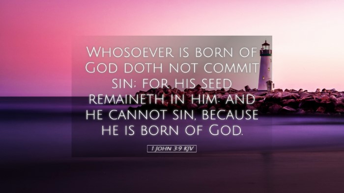 Picture 05 - 1 John 3:9 KJV Desktop Wallpaper - Whosoever is born of God doth not commit sin; for - Desktop Bible Verse Wallpaper