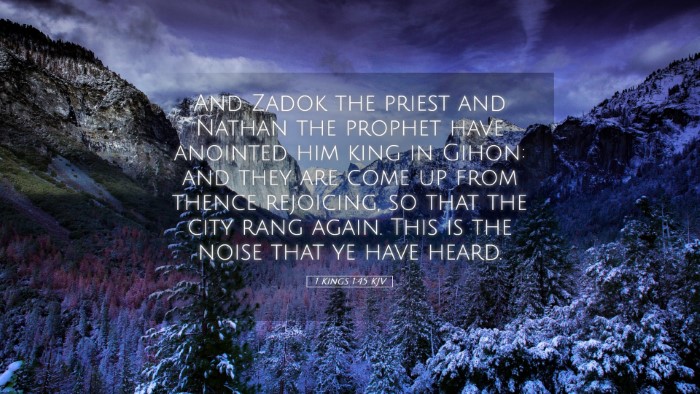 Picture 05 - 1 Kings 1:45 KJV Desktop Wallpaper - And Zadok the priest and Nathan the prophet have - Desktop Bible Verse Wallpaper