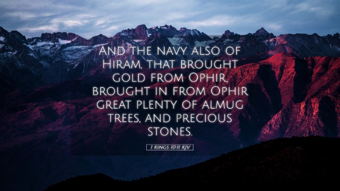 Picture 05 - 1 Kings 10:11 KJV Desktop Wallpaper - And the navy also of Hiram, that brought gold - Desktop Bible Verse Wallpaper