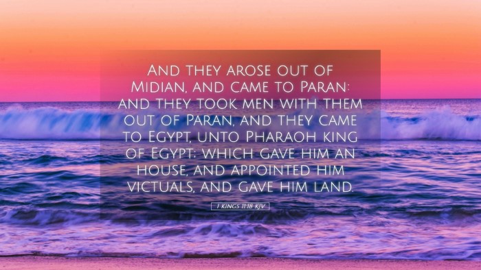 Picture 05 - 1 Kings 11:18 KJV Desktop Wallpaper - And they arose out of Midian, and came to Paran: - Desktop Bible Verse Wallpaper