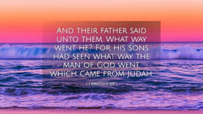 Picture 05 - 1 Kings 13:12 KJV Desktop Wallpaper - And their father said unto them, What way went - Desktop Bible Verse Wallpaper