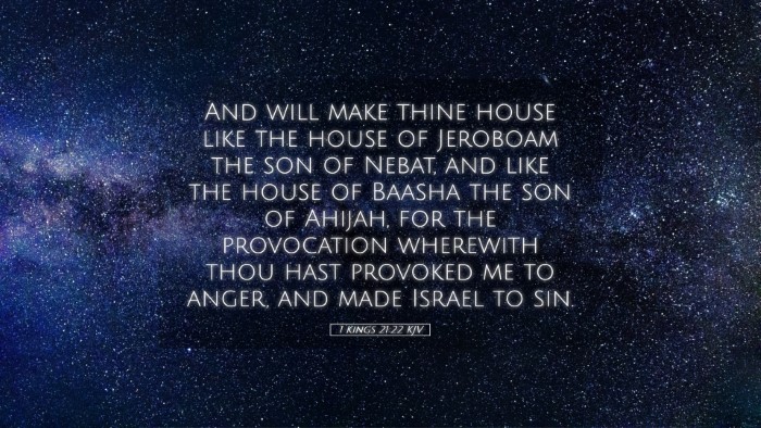 Picture 05 - 1 Kings 21:22 KJV Desktop Wallpaper - And will make thine house like the house of - Desktop Bible Verse Wallpaper