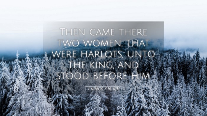 Picture 05 - 1 Kings 3:16 KJV Desktop Wallpaper - Then came there two women, that were harlots, - Desktop Bible Verse Wallpaper