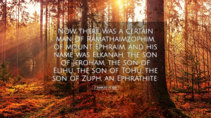 Picture 05 - 1 Samuel 1:1 KJV Desktop Wallpaper - Now there was a certain man of Ramathaimzophim, - Desktop Bible Verse Wallpaper