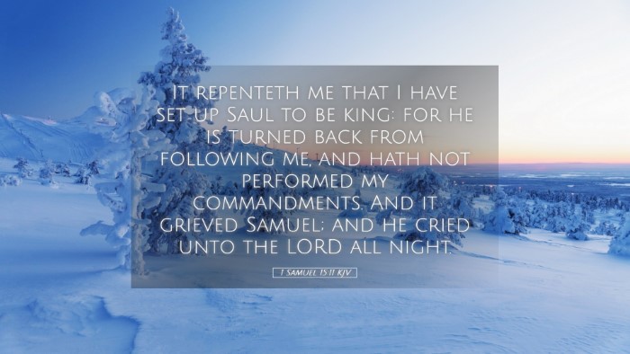 Picture 05 - 1 Samuel 15:11 KJV Desktop Wallpaper - It repenteth me that I have set up Saul to be - Desktop Bible Verse Wallpaper
