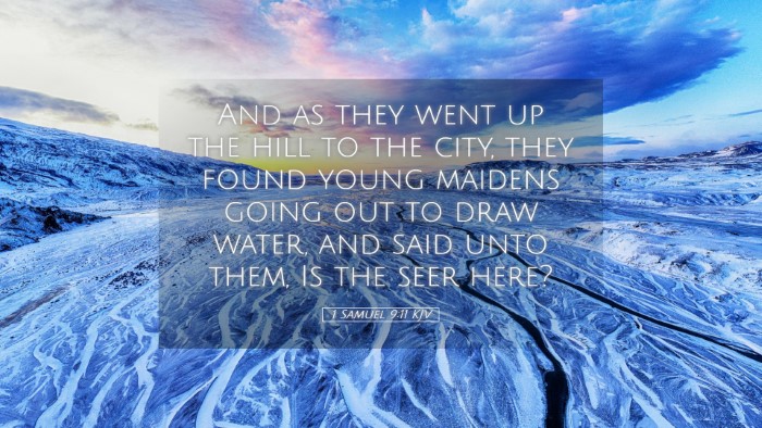 Picture 05 - 1 Samuel 9:11 KJV Desktop Wallpaper - And as they went up the hill to the city, they - Desktop Bible Verse Wallpaper