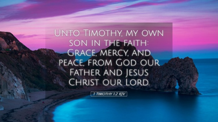 Picture 05 - 1 Timothy 1:2 KJV Desktop Wallpaper - Unto Timothy, my own son in the faith: Grace, - Desktop Bible Verse Wallpaper