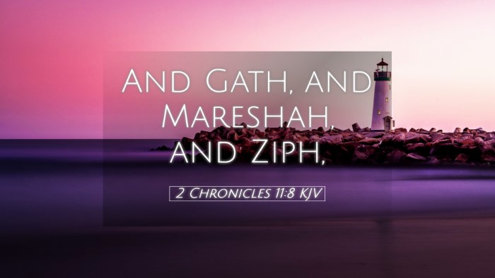 Picture 05 - 2 Chronicles 11:8 KJV Desktop Wallpaper - And Gath, and Mareshah, and - Desktop Bible Verse Wallpaper