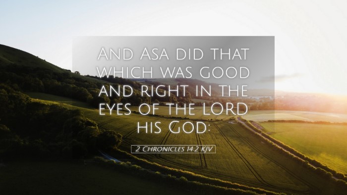Picture 05 - 2 Chronicles 14:2 KJV Desktop Wallpaper - And Asa did that which was good and right in the - Desktop Bible Verse Wallpaper