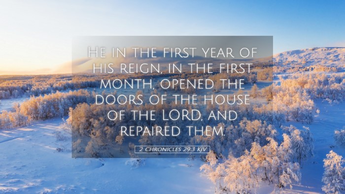 Picture 05 - 2 Chronicles 29:3 KJV Desktop Wallpaper - He in the first year of his reign, in the first - Desktop Bible Verse Wallpaper