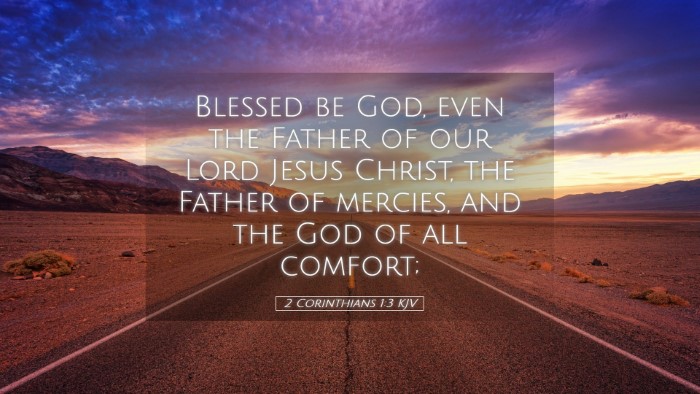 Picture 05 - 2 Corinthians 1:3 KJV Desktop Wallpaper - Blessed be God, even the Father of our Lord Jesus - Desktop Bible Verse Wallpaper