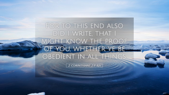 Picture 05 - 2 Corinthians 2:9 KJV Desktop Wallpaper - For to this end also did I write, that I might - Desktop Bible Verse Wallpaper