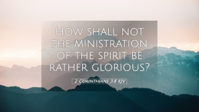 Picture 05 - 2 Corinthians 3:8 KJV Desktop Wallpaper - How shall not the ministration of the spirit be - Desktop Bible Verse Wallpaper