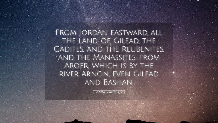 Picture 05 - 2 Kings 10:33 KJV Desktop Wallpaper - From Jordan eastward, all the land of Gilead, the - Desktop Bible Verse Wallpaper