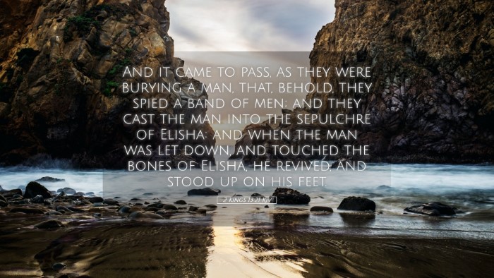 Picture 05 - 2 Kings 13:21 KJV Desktop Wallpaper - And it came to pass, as they were burying a man, - Desktop Bible Verse Wallpaper