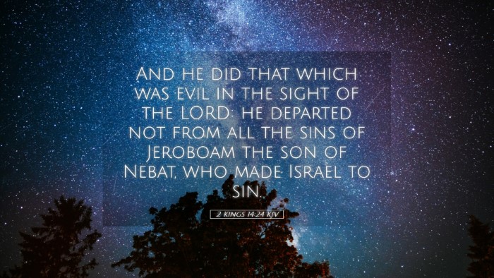 Picture 05 - 2 Kings 14:24 KJV Desktop Wallpaper - And he did that which was evil in the sight of - Desktop Bible Verse Wallpaper