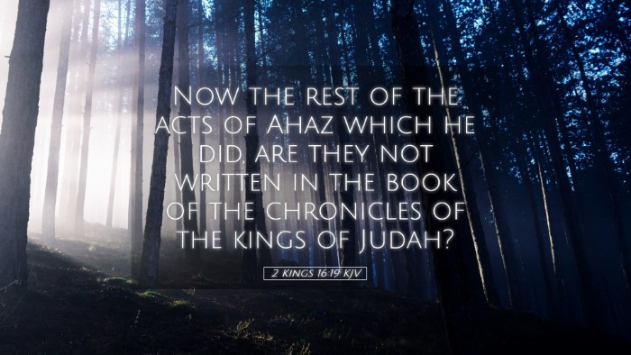 Picture 05 - 2 Kings 16:19 KJV Desktop Wallpaper - Now the rest of the acts of Ahaz which he did, - Desktop Bible Verse Wallpaper