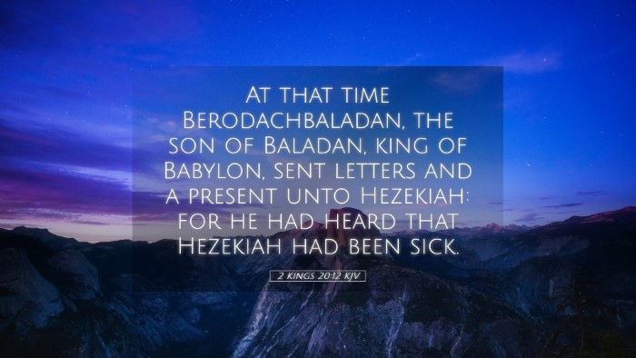 Picture 05 - 2 Kings 20:12 KJV Desktop Wallpaper - At that time Berodachbaladan, the son of Baladan, - Desktop Bible Verse Wallpaper