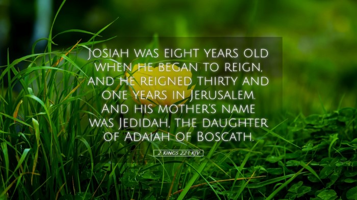 Picture 05 - 2 Kings 22:1 KJV Desktop Wallpaper - Josiah was eight years old when he began to - Desktop Bible Verse Wallpaper