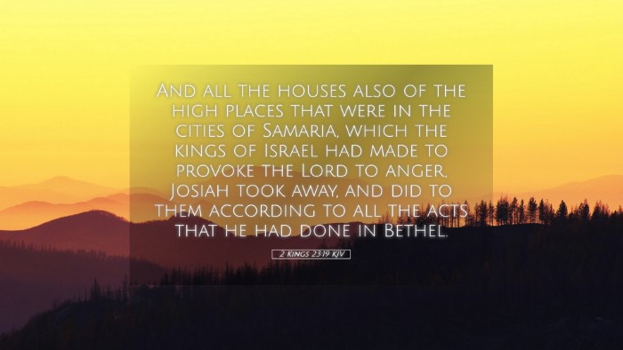 Picture 05 - 2 Kings 23:19 KJV Desktop Wallpaper - And all the houses also of the high places that - Desktop Bible Verse Wallpaper