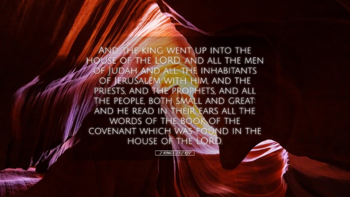 Picture 05 - 2 Kings 23:2 KJV Desktop Wallpaper - And the king went up into the house of the LORD, - Desktop Bible Verse Wallpaper