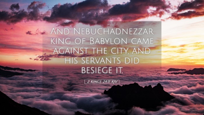 Picture 05 - 2 Kings 24:11 KJV Desktop Wallpaper - And Nebuchadnezzar king of Babylon came against - Desktop Bible Verse Wallpaper