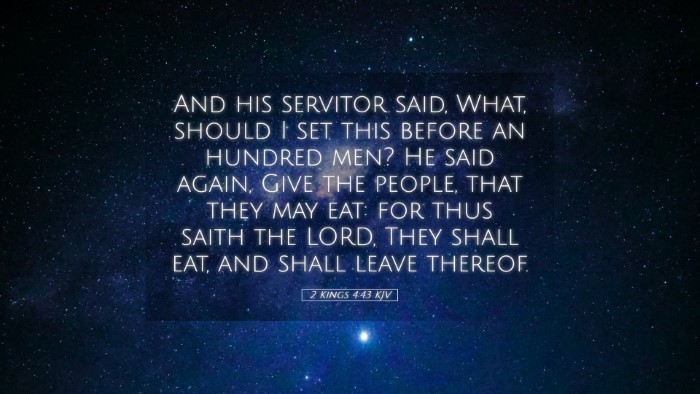 Picture 05 - 2 Kings 4:43 KJV Desktop Wallpaper - And his servitor said, What, should I set this - Desktop Bible Verse Wallpaper